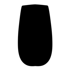 Wine glasses vector silhouette