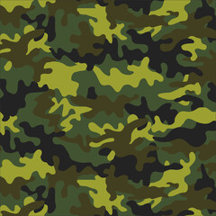 military camouflage seamless pattern