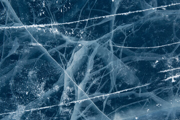 blue ice texture background