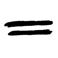 Brush strokes black vector