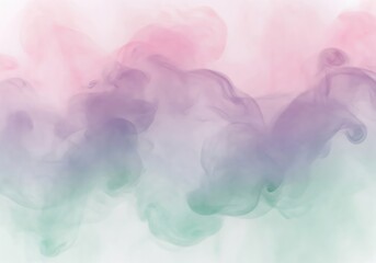 Obraz premium Colorful abstract smoke swirling on white background