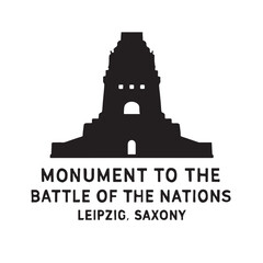 Obraz premium Leipzig Battle of Nations Monument Vector