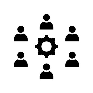 Work Force glyph icon