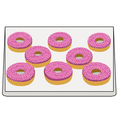 donuts vector Display isolated with transparant background	