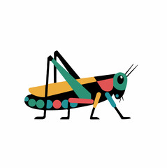 The Grasshopper made of circles and triangles 