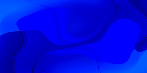 Illustration of a curved wave pattern in blue gradient