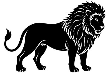 Vector illustration of a lion