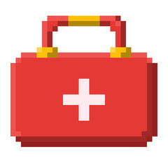 Fire fighter Items 2d 32 bit Pixel Art Style 