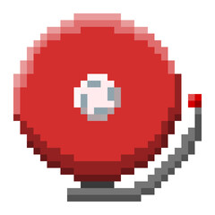 Fire fighter Items 2d 32 bit Pixel Art Style 