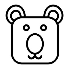 koala icon design