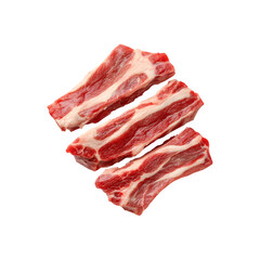 Juicy grilled pork ribs served on a plate