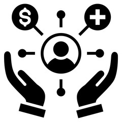 Welfare Glyph Icon