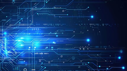Exploring Dynamic Technology Lines and Vibrant Blue Technology Backgrounds for Modern Digital Design: Innovate Visual Concepts, Futuristic Interface Elements