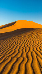 Sand Dune Ripple Texture Background