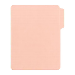 Obraz na płótnie Canvas PNG Minimalist pink file folder design.