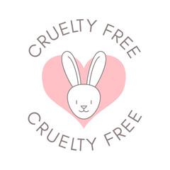 Animal Friendly Cruelty Free Logo for Eco Products