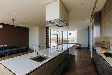 Modern Open Concept Kitchen with a stylish design for contemporary living spaces