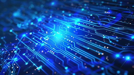 Exploring Dynamic Technology Lines and Vibrant Blue Technology Backgrounds for Modern Digital Design: Innovate Visual Concepts, Futuristic Interface Elements