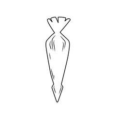 pastry piping bag sketch