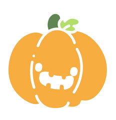cute halloween spooky pumpkin jack o lantern - layered cut file - 