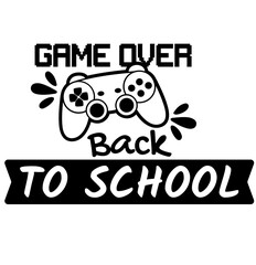 back to school controller - layered cut file -
