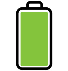 simple battery icon - layered cut file -