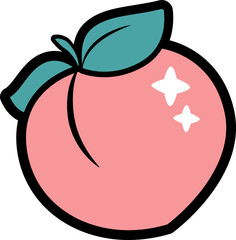 simple peach - layered cut file -