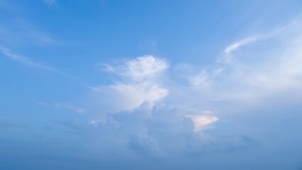 Obraz premium blue sky with clouds