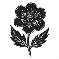 A Cheerful and Vibrant Buttercup, a Sunny Yellow Wildflower with Shiny, Waxy Petals Blooming in a Lush Green Meadow