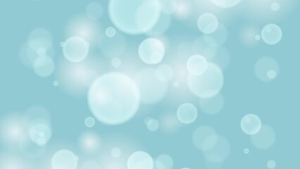 Abstract Blue Bokeh Light Effect Background	