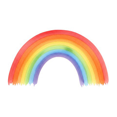 Fototapeta premium Colorful arc isolated on transparent background