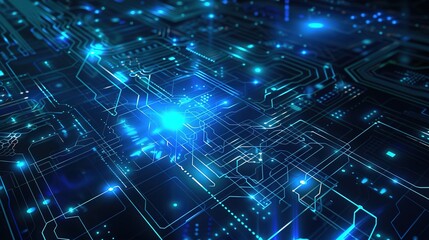 Exploring Dynamic Technology Lines and Vibrant Blue Technology Backgrounds for Modern Digital Design: Innovate Visual Concepts, Futuristic Interface Elements