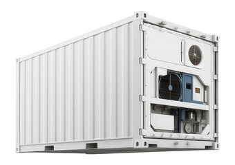 Refrigerated shipping containers.