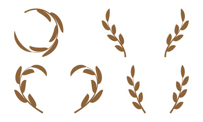 icon a wheat stalk symbolizing grains carbohydrates fiber and plant-based nutrition.