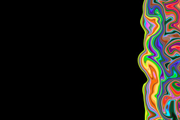 Abstract digital stripe pattern / Abstract minimalistic background of a digital stripe pattern.