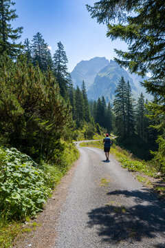 Randonneur en montagne