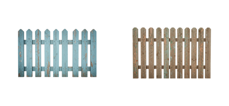 Fence installation process backyard set outdoor straight-on home improvement guide. Set PNG