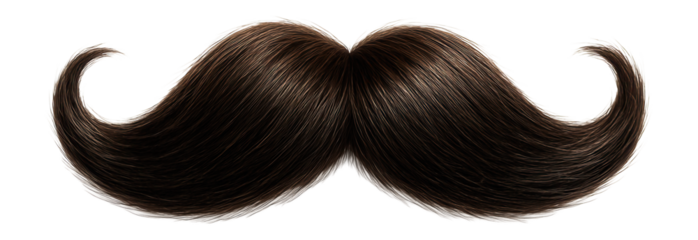 Artificial mustache .