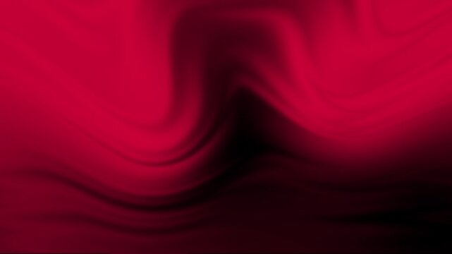 Abstract blurred dark shape on vibrant red background with gradient effect and soft lighting