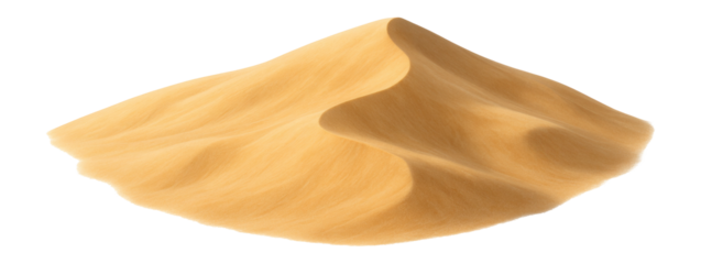 Sand dune with yellow-beige texture.