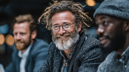 Business people engaged in advisory and discussion for company goals