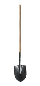 Bayonet shovel. Isolated on white background.