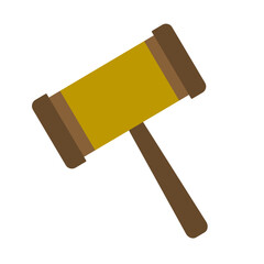 裁判官の木槌のベクターイラスト：コンプライアンス・正義 - Gavel Vector Illustration: Compliance and Justice