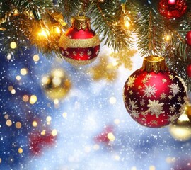 Art Christmas background