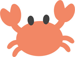 Smiling Ocean Crab Icon
