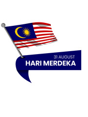 Malaysia Independence Day background for social media and other