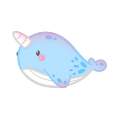 blue narwhal 
