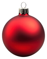 PNG Red Christmas ornament christmas red accessories.