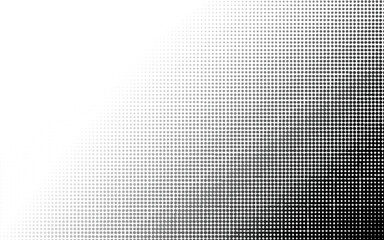 Halftone twisted grunge pattern design.