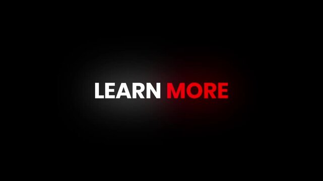 Learn More – 4K Particles Text Animation for Courses and Information